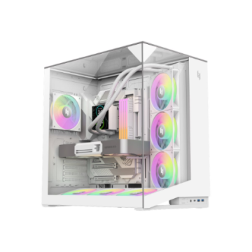 Gamemax Case NEX C56 VC WH ATX