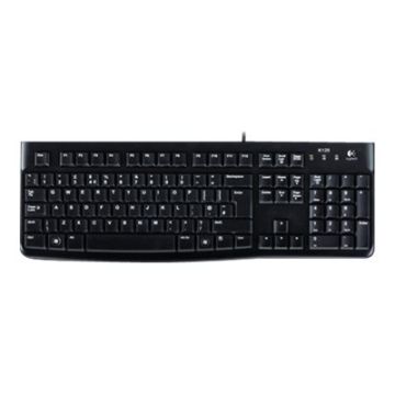 LOGI K120 Corded Keyboard black OEM US