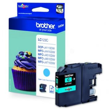 Brother LC123 (LC123C) Ink Cartridge, Cyan