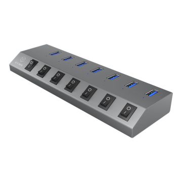 ICY BOX IB-HUB1701-C3 7-port hub