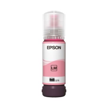 Epson 108 EcoTank (C13T09C64A) Ink Refill Bottle, Light magenta