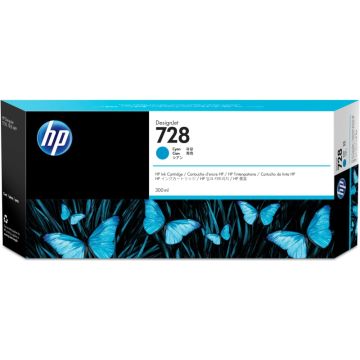 HP 728 (F9K17A) Ink Cartridge, Cyan