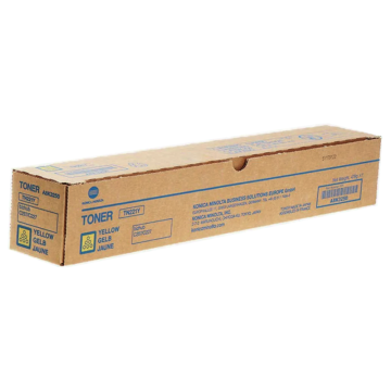 Konica Minolta TN221Y (A8K3250) Toner Cartridge, Yellow