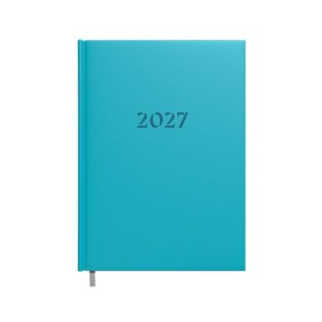 Planning notebook calendar 2027 A5 turquoise