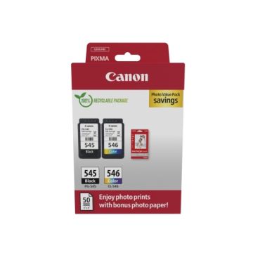 Canon PG-545/CL-546 (8287B008) Ink Cartridge Multipack, BK/CMY