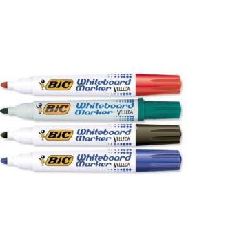 BIC Velleda Whiteboard 1701 marker set 4 colours