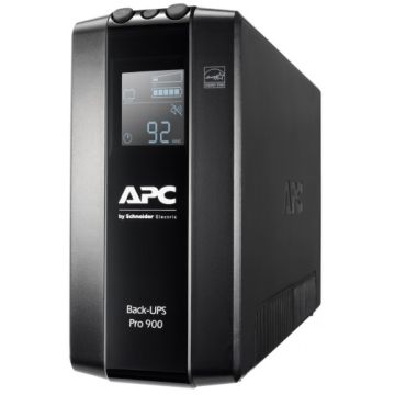 Apc Back Ups Pro Br 900va, 6 Outlets, Avr, Lcd Interface