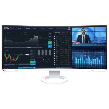Eizo Ev3895en 37.5" IPS 24:10 3840x1600 Curved Usb-c/85w RJ45 Kvm (white)