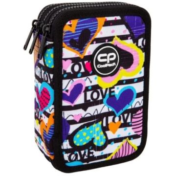 Triple decker pencil case with equipment CoolPack Jumper 3 DIARY