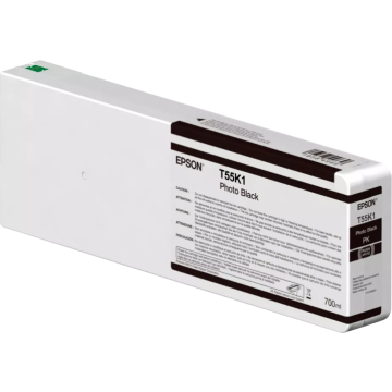 Epson T55K1 (C13T55K100) Ink Cartridge, Photo Black