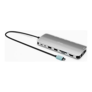 I-TEC USB-C Metal Nano Dock 3xDisplay+PD