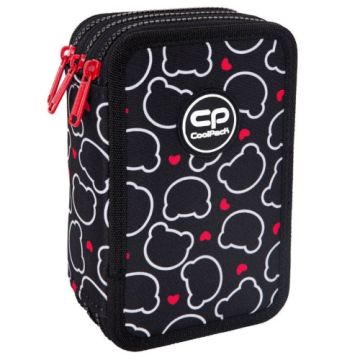 Triple decker pencil case with equipment CoolPack Jumper 3 BEAR