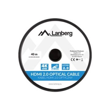 LANBERG HDMI M/M cable 40m optical AOC