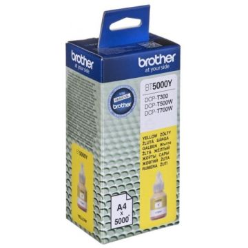 Brother BT5000Y Ink Refill Bottle, Yellow