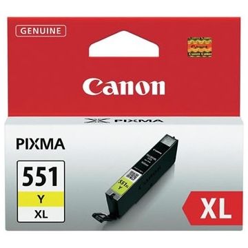 Canon CLI-551XL Y (6446B001) Ink Cartridge, Yellow