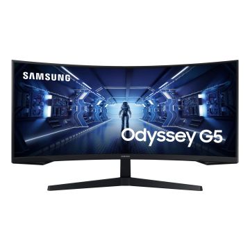 LCD Monitor SAMSUNG Odyssey G5 Gaming/Curved/21 34"