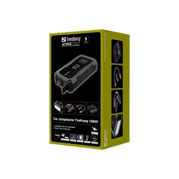 SANDBERG Car Jumpstarter TirePump 10000