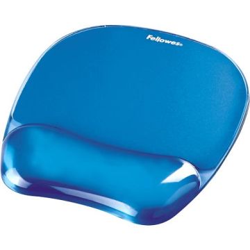 MOUSE PAD CRYSTAL GEL/BLUE 9114120 FELLOWES