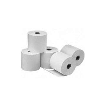 Cash Register Thermal Paper Roll Tape, W: 28mm, L: 25m, bushings 12mm, diameter 50mm, 10pcs./pack.
