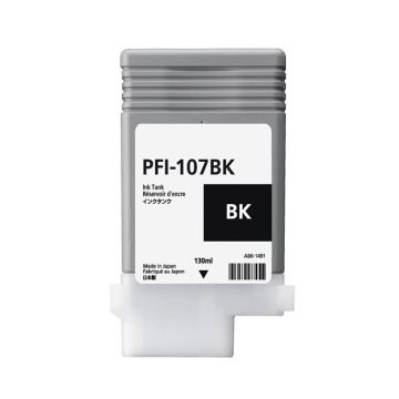 Canon PFI-107BK (6705B001) Ink Cartridge, Black (SPEC)