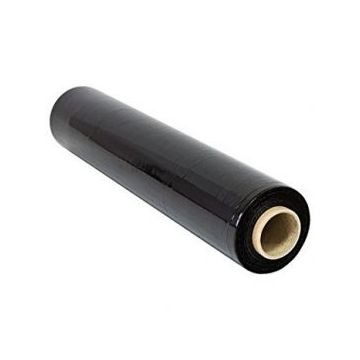 Stretch wrapping film 17x450mm 200m black
