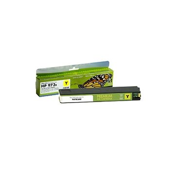 Static Control Ink Cartridge Yellow (New Chip), Compatible with HP 973X (F6T83AE)