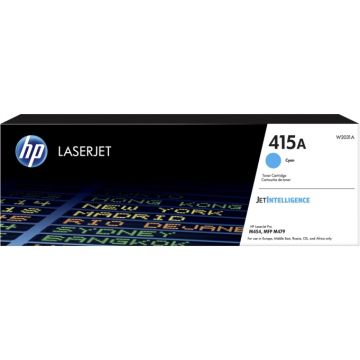 HP 415A (W2031A) Toner Cartridge, Cyan