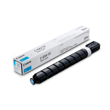 Canon C-EXV 51 (0482C002) Toner Cartridge, Cyan