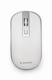 MOUSE USB OPTICAL WRL WHITE/SILVER MUSW-4B-06-WS GEMBIRD