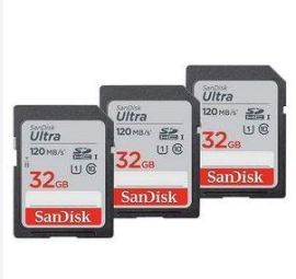 MEMORY SDHC 32GB UHS-I/3PC SDSDUN4-032G-GN6IM SANDISK