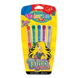 Colorino Kids Gel Tattoo 5 colours blister