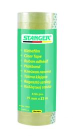 STANGER Clear Tape 19 mm x 33 m, 8 pcs. 18062