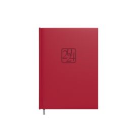 Planning notebook calendar 2024m. A5 burgundy