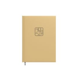 Planning notebook calendar 2024m. A5 beige