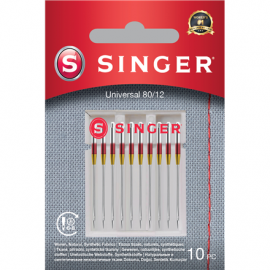 Singer Universal Needle for Woven Fabrics 80/12 10PK