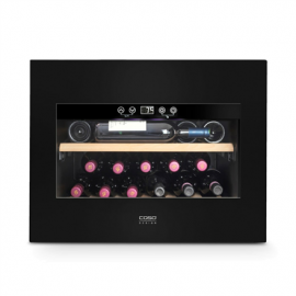 Caso | Wine Cooler | WineDeluxe E 18 | Energy efficiency class G | Built-in | Bottles capacity 18 bo