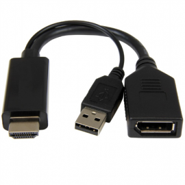 Cablexpert Active 4K HDMI to DisplayPort Adapter A-HDMIM-DPF-01 Black