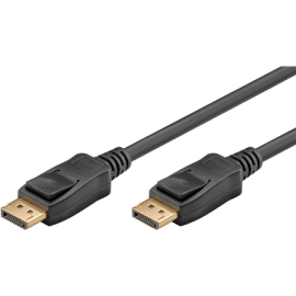 Goobay DisplayPort connector cable 2.0 58534 Black
