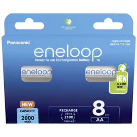 Panasonic Rechargeable Batteries ENELOOP BK-3MCDE/8BE AA