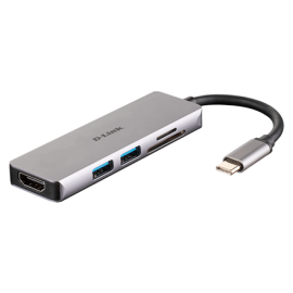 D-Link 5-in-1 USB-C™ Hub with HDMI and SD/microSD Card Reader DUB-M530	 0.11 m