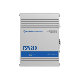 Teltonika | Switch | TSW210 | Unmanaged | Wall mountable | 1 Gbps (RJ-45) ports quantity 8 | SFP por