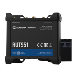 Industrial Cellular router | RUT951 | 802.11n | 10/100 Mbit/s | Ethernet LAN (RJ-45) ports 4 | Mesh 