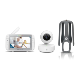 Motorola Portable Video Baby Monitor with Flexible Crib Mount  VM55 5.0" White