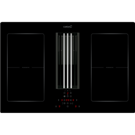 CATA IAS 770 Induction hob with built-in hood Number of burners/cooking zones 4 Touch Timer Black