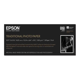 Epson Traditional Photo Paper 300 g/m2 - 64" x 15 m