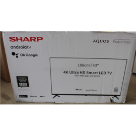 SALE OUT. Sharp 43FN2EA 43" (108cm) 4K Ultra HD Smart Android Frameless TV
