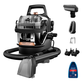 Bissell Portable Carpet and Upholstery Cleaner SpotClean HydroSteam Pro Corded operating Washing fun