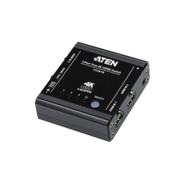 Aten | 3-Port True 4K HDMI Switch | VS381B | Input: 3 x HDMI Type A Female; Output: 1 x HDMI Type A 