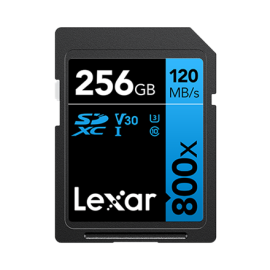Lexar | Memory Card | Professional 800x PRO | 256 GB | MicroSDXC | Flash memory class UHS-I