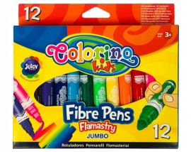 Colorrino Kids JUMBO Round tip markers 12 colours